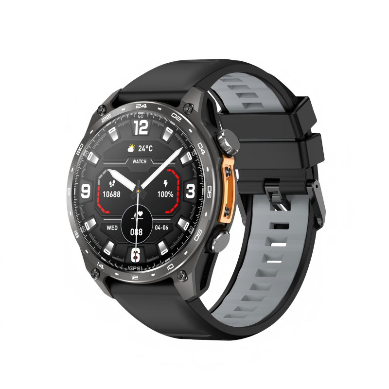 HD300PRO(WearJoy)血氧呼吸AI语音锻炼记录GPS运动轨迹蓝牙智能手表