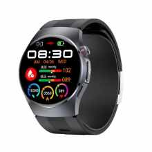 S201(G band)气泵皮电心率血压血氧一键微体检支付宝NFC蓝牙智能手表