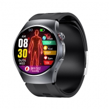 GS206（G Band）进口旗舰TiAFE4950传感器Nano SIM卡4G高清通话+蓝牙通话示波法气泵+气囊式血压检测AI健康分析心电图检测智能手表