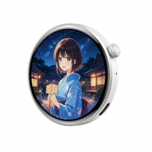 BG03遥控自拍屏有声播放传图互动图片轮播TF卡扩容储存电子吧唧